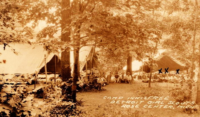Camp Innisfree - Vintage Postcard